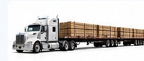 Illustrative multi-axle heavy freight trailer