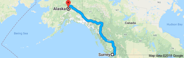 shipping from British Columbia to Alaska