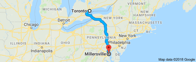 shipping from Ontario to Maryland