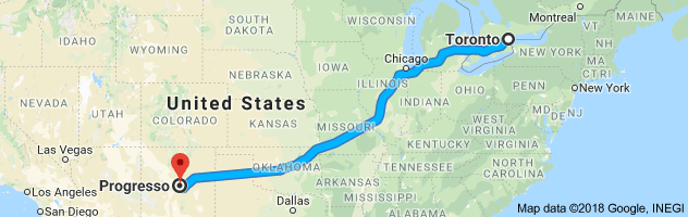 shipping from Ontario to New Mexico