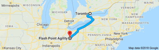 shipping from Ontario to Ohio